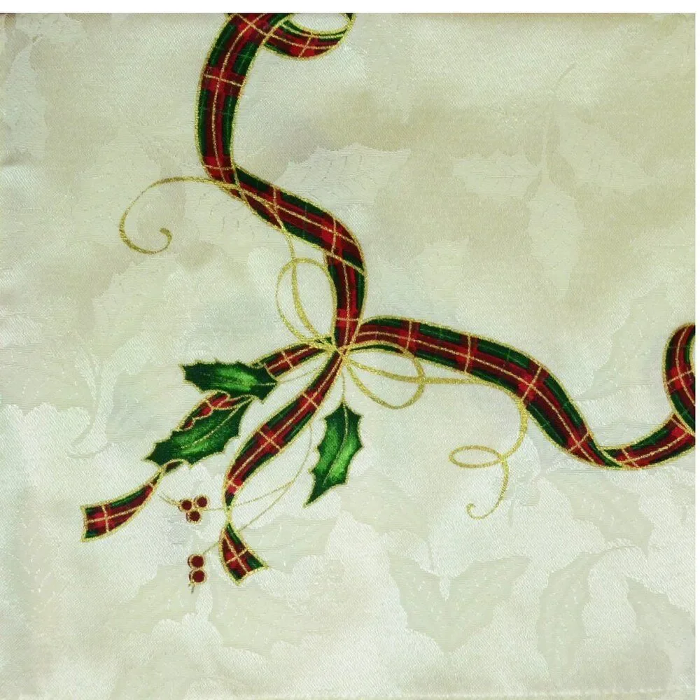 Christmas Design Cloth Napkins Set Of 8 Table Accessories Holiday Pattern